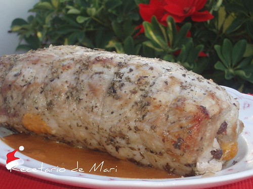 cinta de lomo relleno frutas