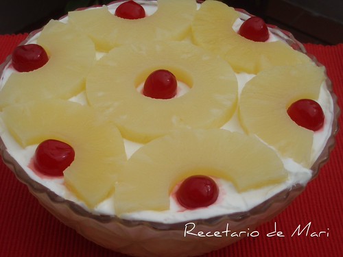 postre de piña